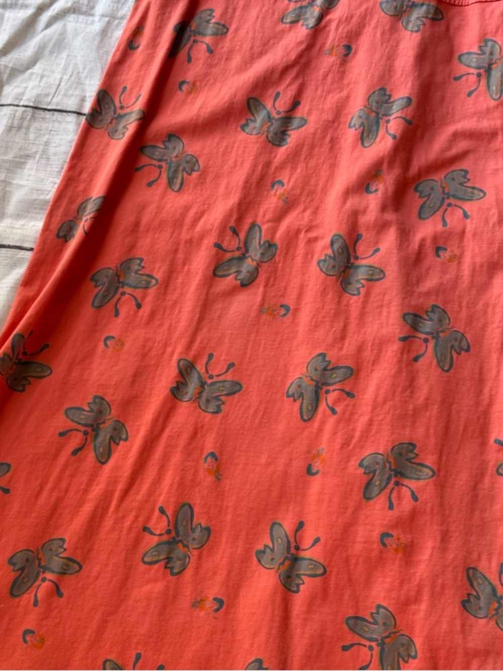 Vintage 90's Zip Code Maxi Tank Top Dress Butterfly Print Size Medium - Picture 10 of 13